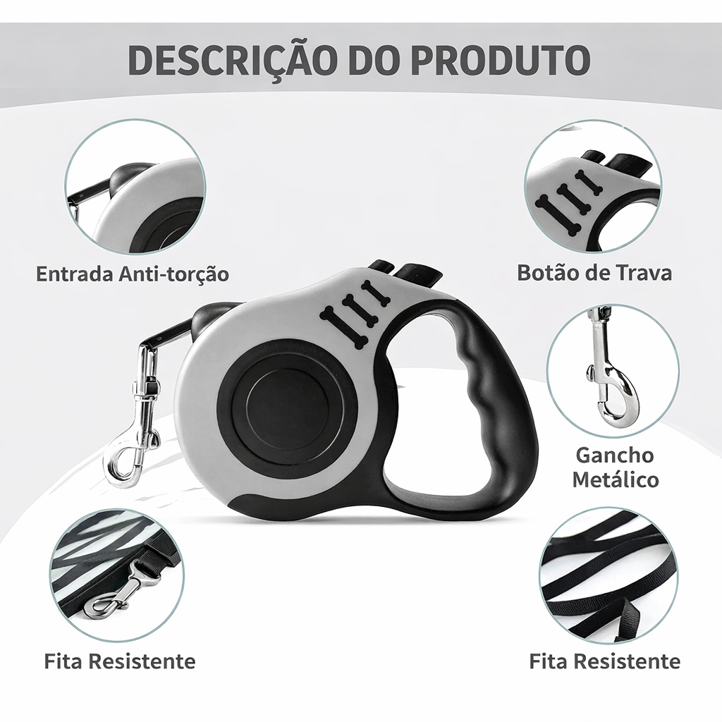 Retractable Leash for Dogs and Cats