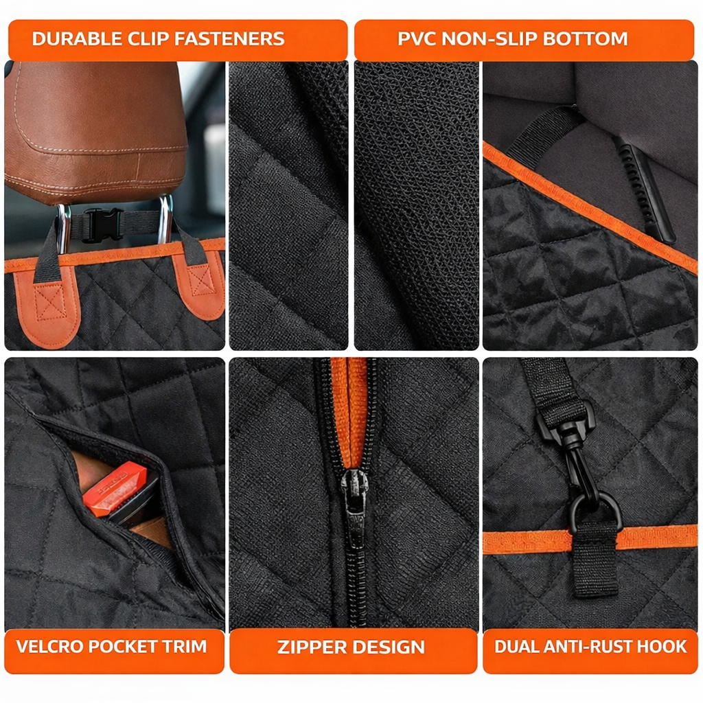 Waterproof Dog Car Seat Cover