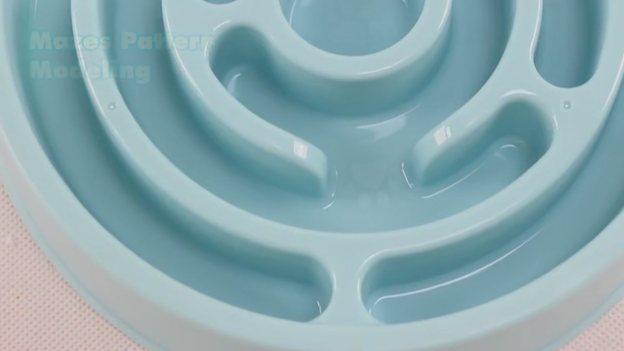 Dog Slow Feeder Bowl – Non-Slip Anti-Gulping Design